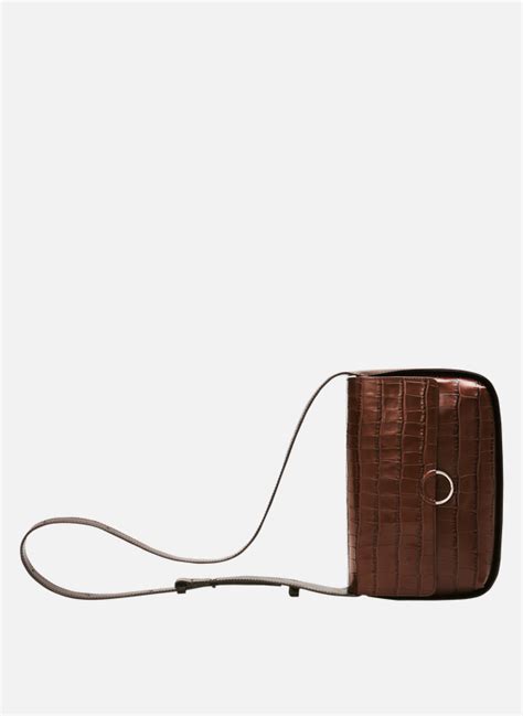 sac bandoulière femme imitation croco
